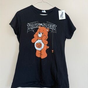 Care Bears Black Trick or Sweet Women’s Short Sleeve T-Shirt